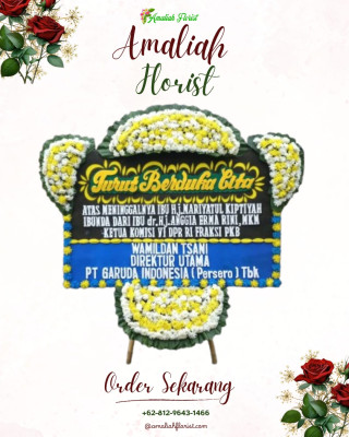 Papan Bunga Duka di PANDEGLANG